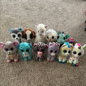 Collection of TY stuffies